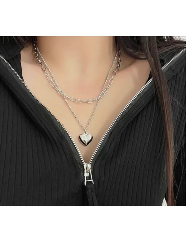Layered_Heart_Pendant_Chain_Necklace_Set_-_Gold_Tone