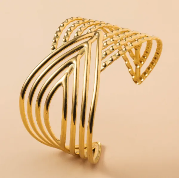 Gold-Plated_Multi-Layer_Geometric_Cuff_Bracelet