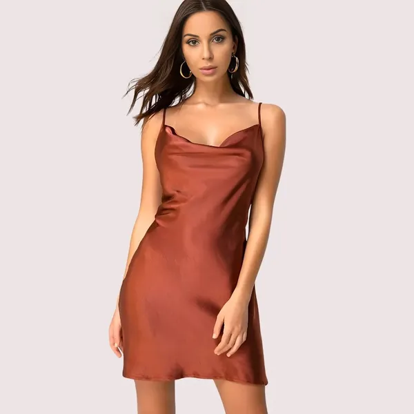 Rust_Satin_Slip_Dress_For_Women