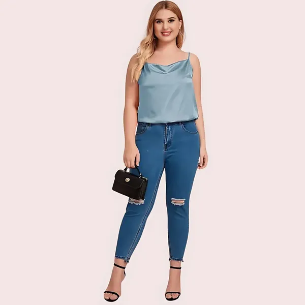 Grey_Silk_Camisole_For_Women
