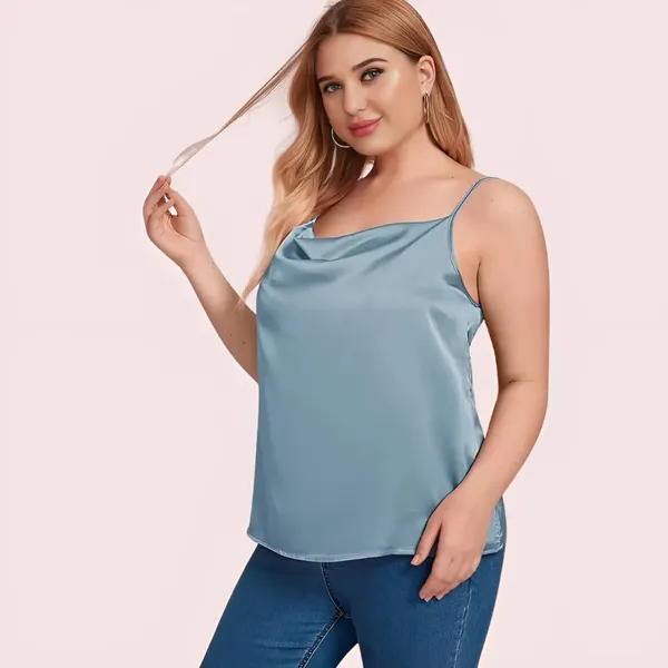 Grey_Silk_Camisole_For_Women