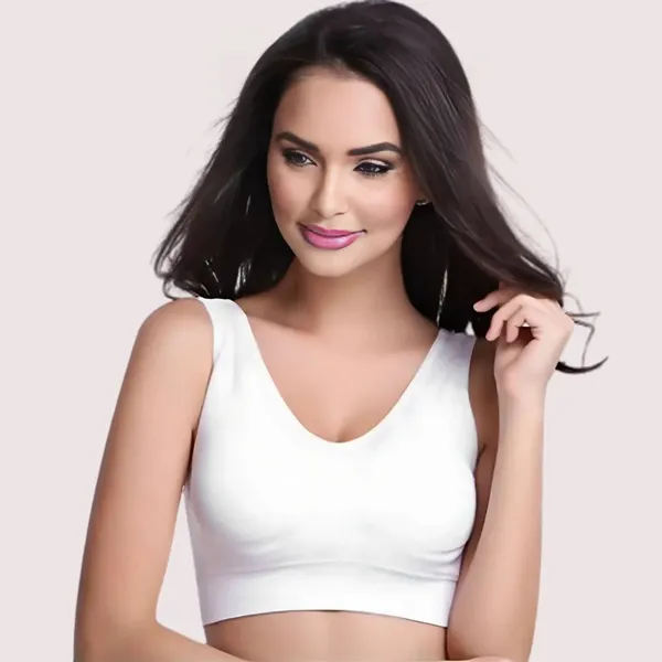 White_Cutout_Sports_Bra_For_Women