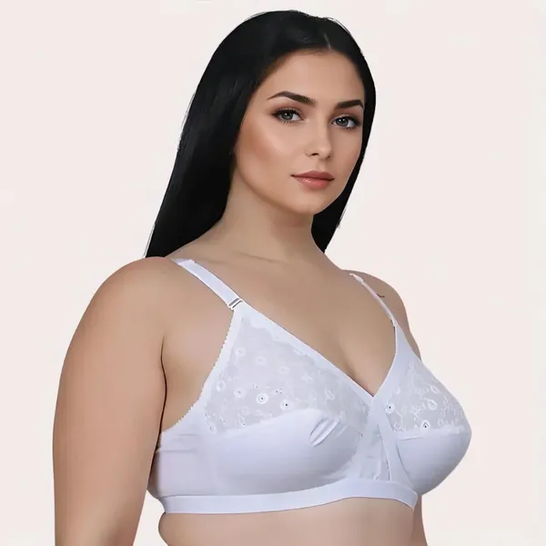 White_Breathable_Comfort_Bra_For_Women