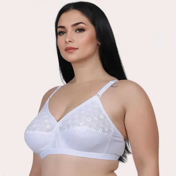 White_Breathable_Comfort_Bra_For_Women