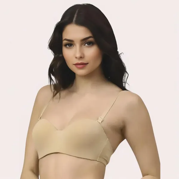Beige_Body-Skimming_Bodycon_For_Women