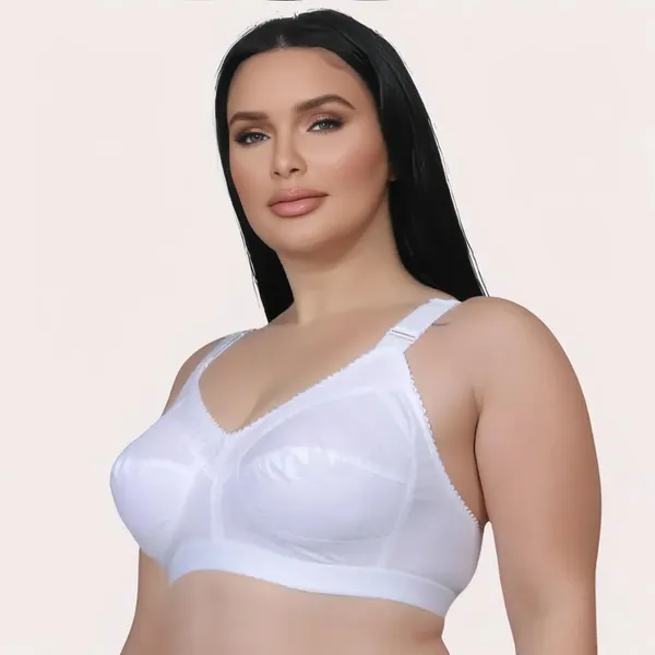 White_Sweat-Absorbent_Plus_Size_Bra_For_Women