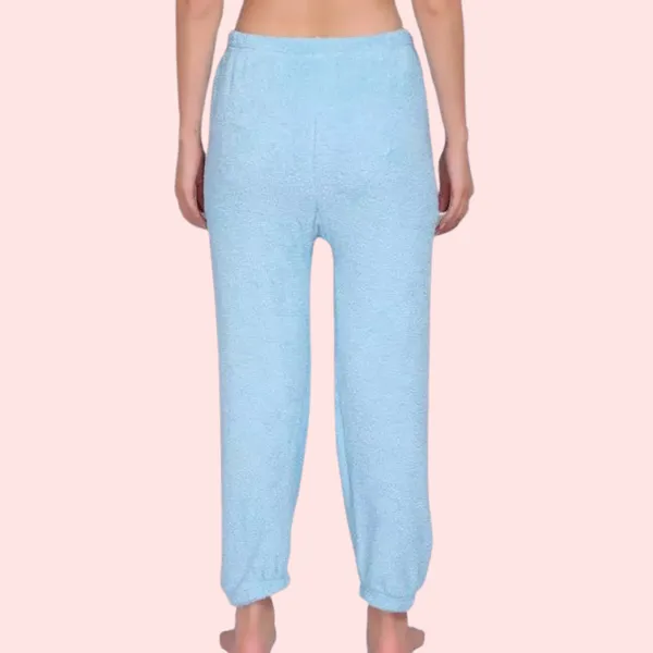 Blue_Fleece_Relaxed_Fit_Pajama_For_Women_(Pack_Of_2)