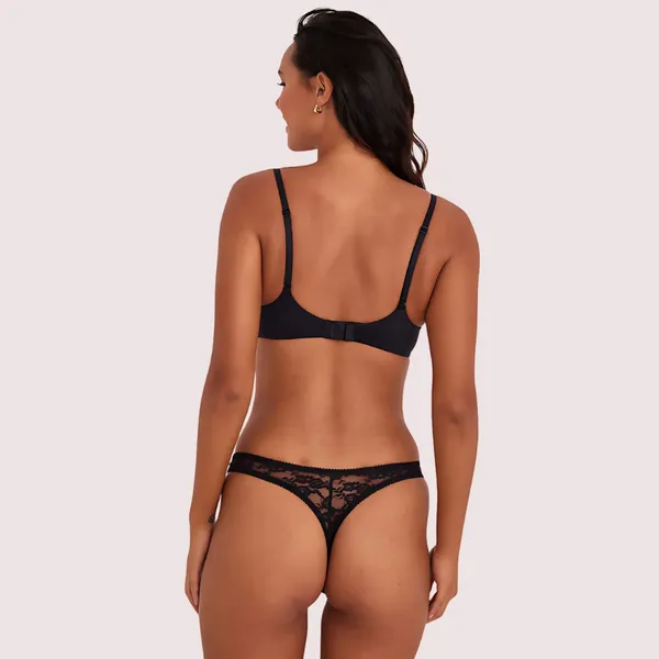 White_&_Black_Lace_Thong_For_Women