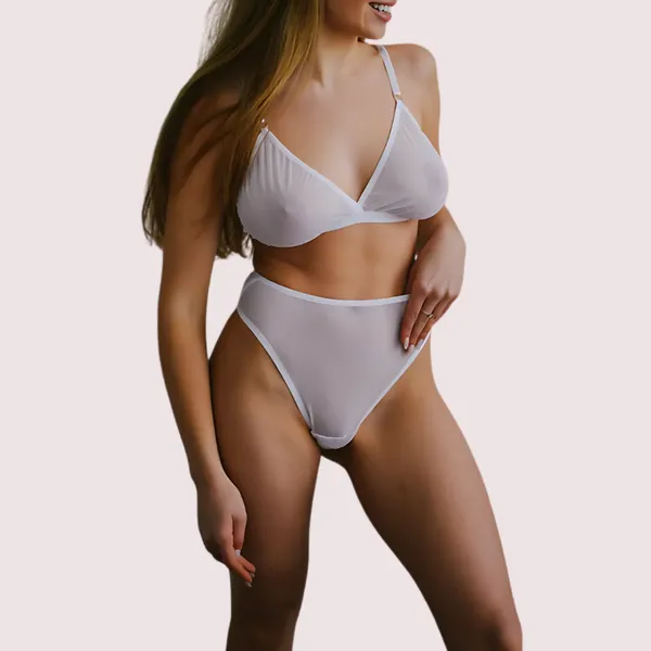 White_Sheer_Bridal_Bra_Set_For_Women