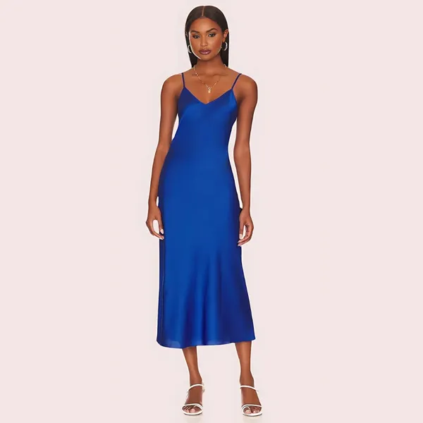 Royal_Blue_Satin_Slip_Midi_Bra_For_Women