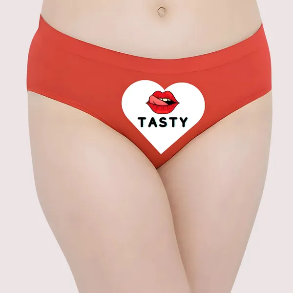 Orange_Heart_Print_Panty_For_Women
