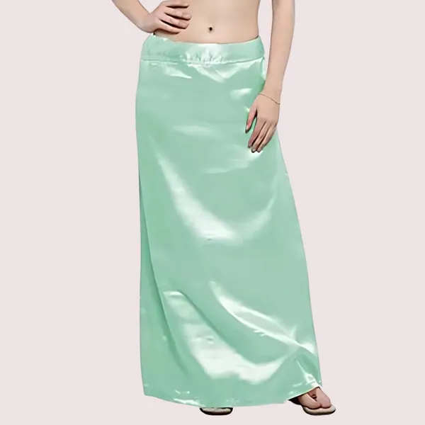 Sea_Green_Baby_Pink_Silk_Underskirt_For_Women