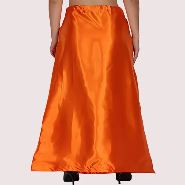 Orange_Purple_Glossy_Silk_Underskirt_Pack_Of_2_For_Women