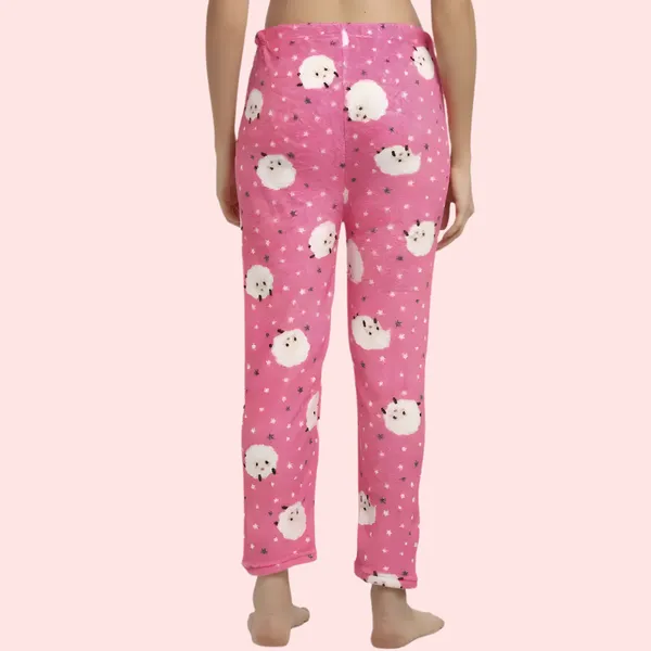 Multicolor_Woolen_Casual_Pajama_For_Women