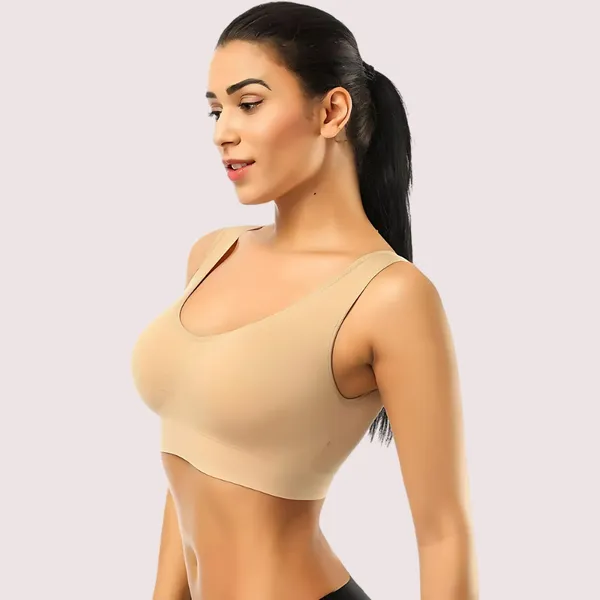 Beige_Seamless_Sports_Bra_For_Women