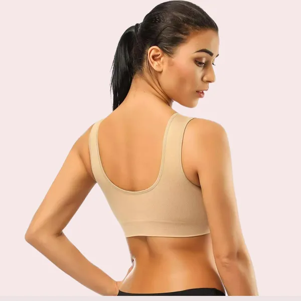 Beige_Seamless_Sports_Bra_For_Women