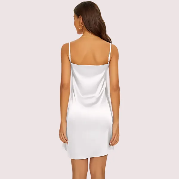 White_Satin_Adjustable_Slip_Dress_For_Women