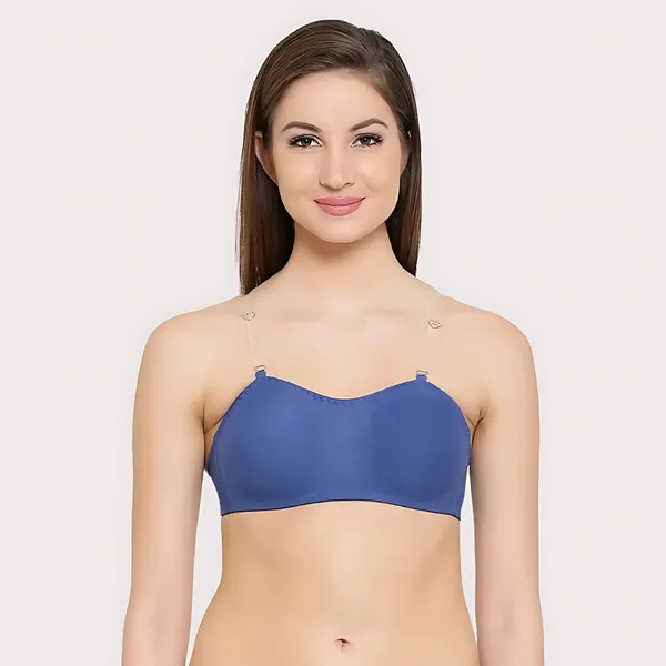 Blue_Stretchable_Tube_Bra_For_Women