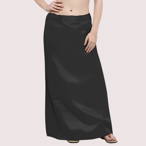Black_Blue_Satin_Free_Size_Petticoat_For_Women