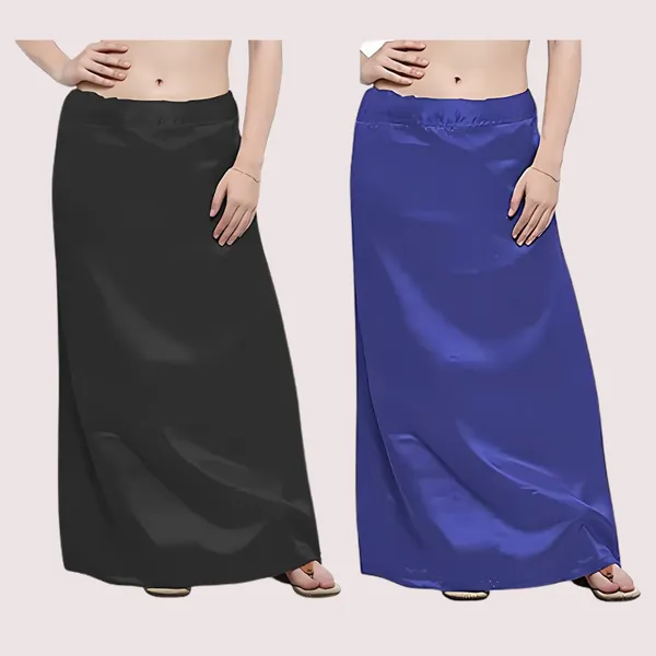 Black_Blue_Satin_Free_Size_Petticoat_For_Women
