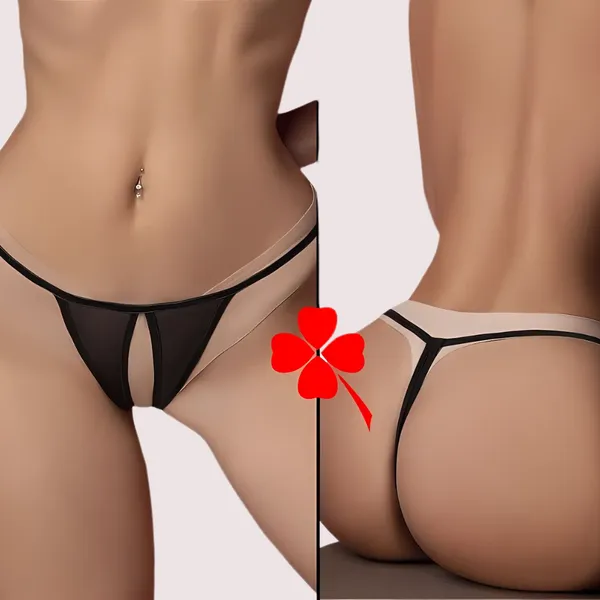 Black_Stretch_Crotchless_Thong_For_Women
