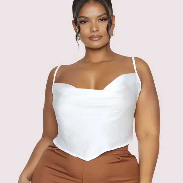 Off_White_Satin_Cowl_Neck_Plus_Size_Cami_Top_For_Women