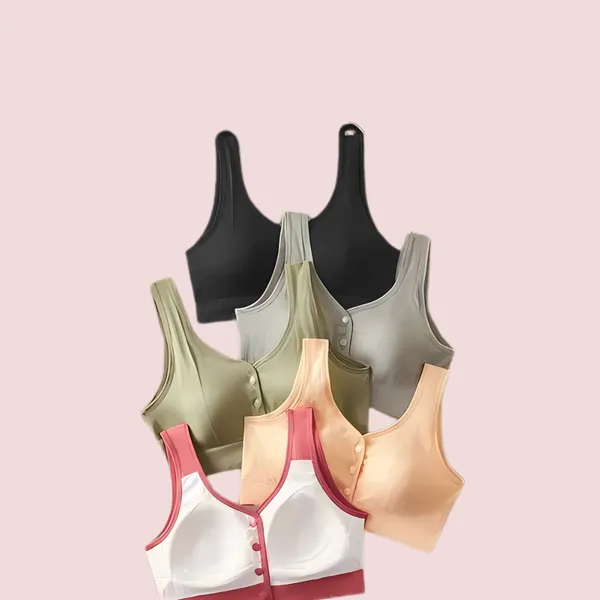 Multicolour_Front-Open_Sports_Bra_For_Women