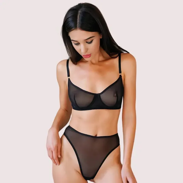 Red_Sheer_See-Through_Bra_Thong_Set_For_Women