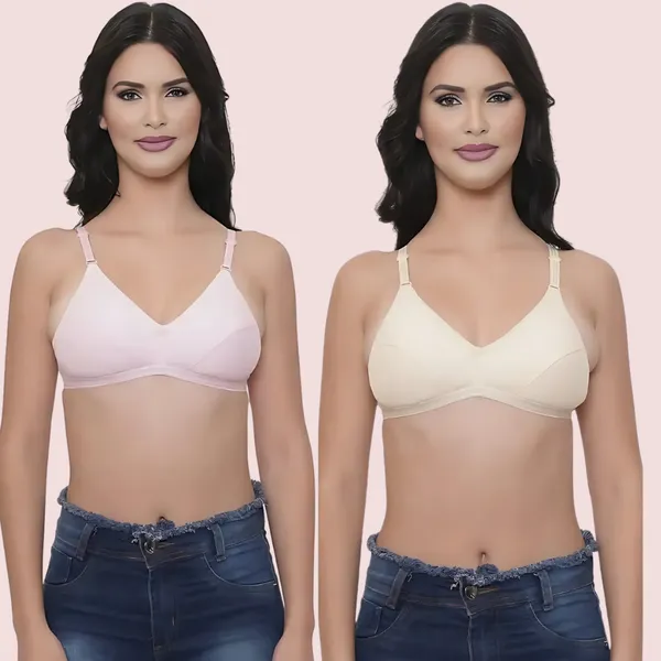 White_Cotton_Assorted_Summer_Bra_Pack_Of_2_For_Women