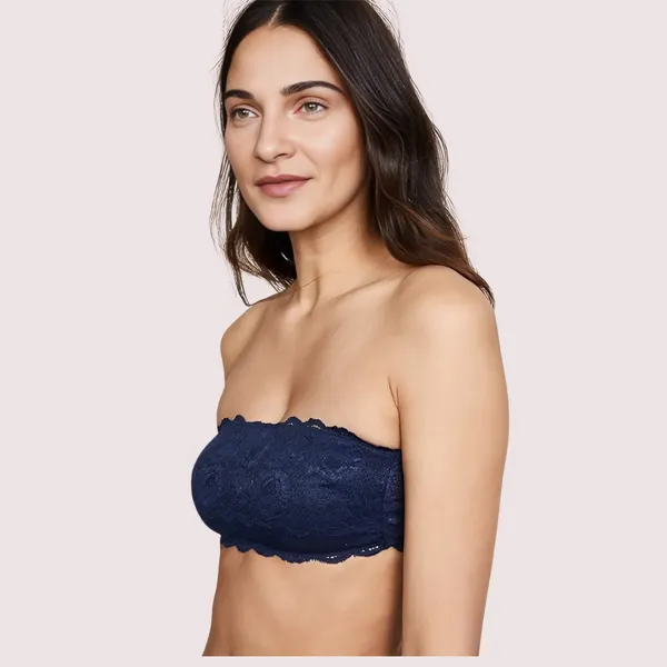 Dark_Blue_Stretch_Tube_Bandeau_For_Women