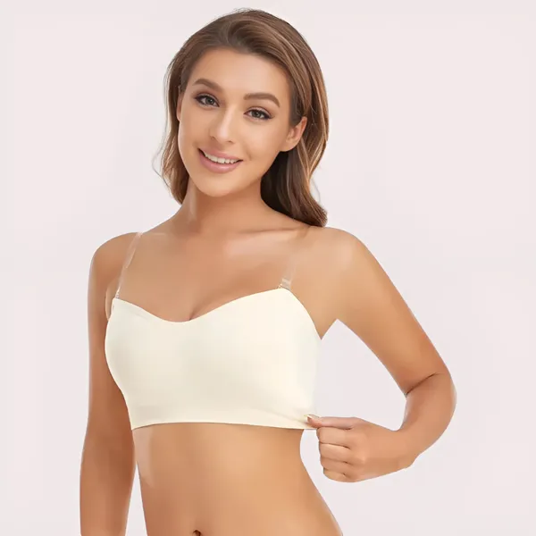 White_Stretch_Tube_Bandeau_For_Women