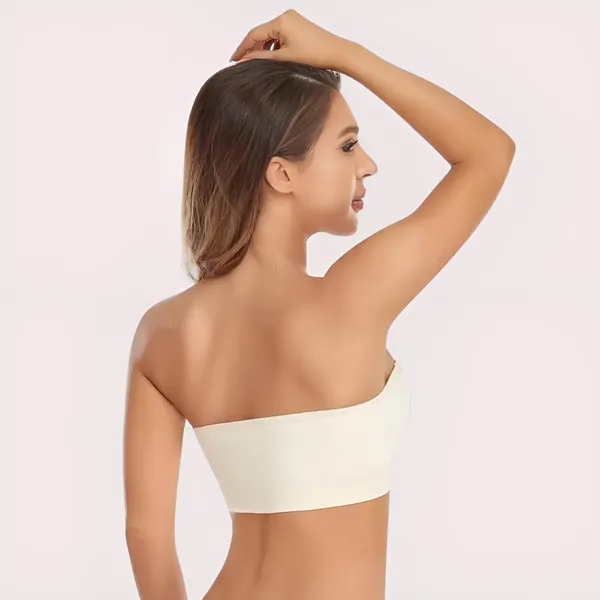 White_Stretch_Tube_Bandeau_For_Women