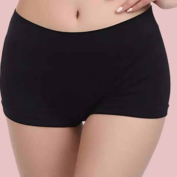 Black_Bandeau_Bra_And_Boyshort_Set_For_Women