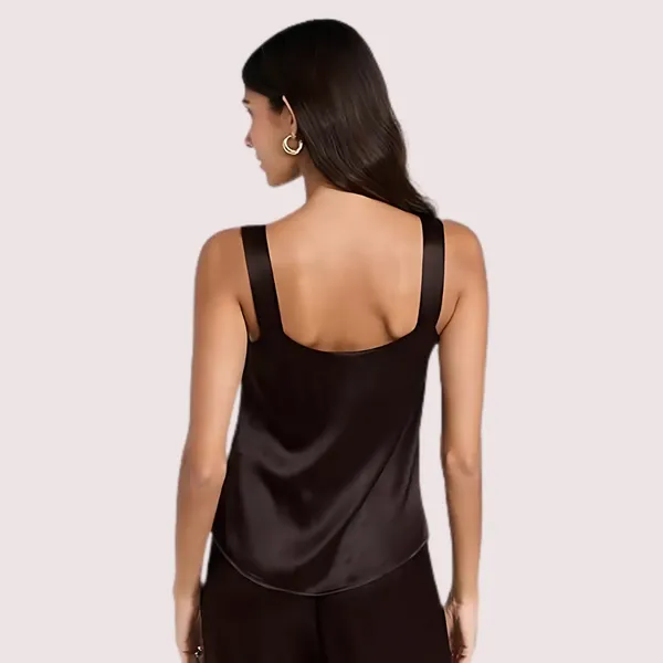 Dark_Black_Silk_Camisole_For_Women
