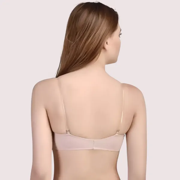 Beige_Stretch_Wirefree_Tube_Bra_For_Women