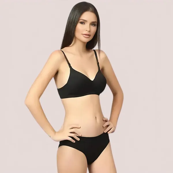 Red_Black_Cotton_Bra_&_Panty_Set_For_Women