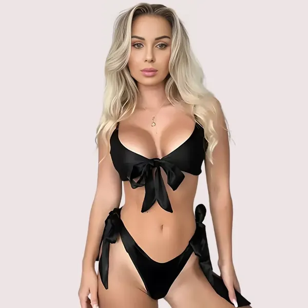 Black_Satin_Lingerie_Set_For_Women