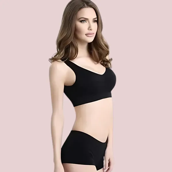 Black_Performance_Sports_Bra_And_Boyshort_Set_For_Women