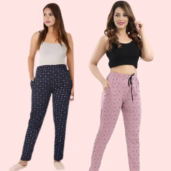 Multicolor_Cotton_Lounge_Pants_For_Women_Pack_Of_2