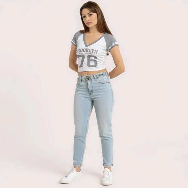 Blue_Graphic_Crop_Top_Shorts_For_Women