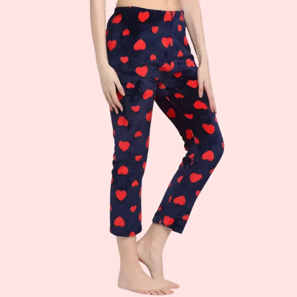 Multicolor_Fleece_Pajamas_For_Women_Pack_Of_2