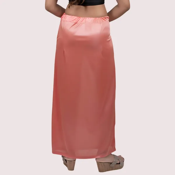 Peach_Silk_Satin_Underskirt_For_Women_-_Pack_of_2