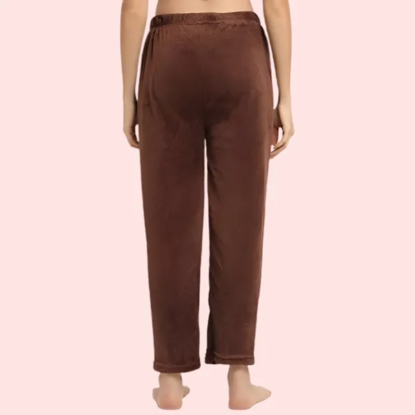 Brown_Fleece_Pajama_For_Women_Pack_Of_2