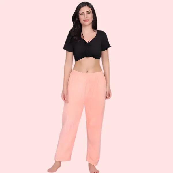 Pink_Woolen_Pajama_For_Women