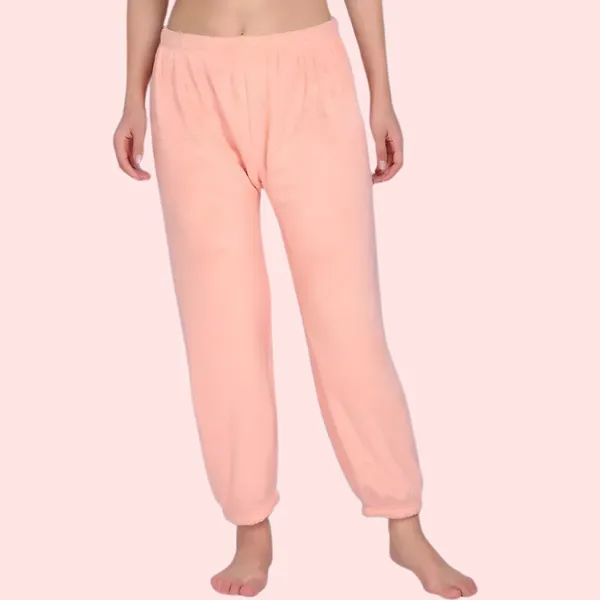 Pink_Woolen_Pajama_For_Women