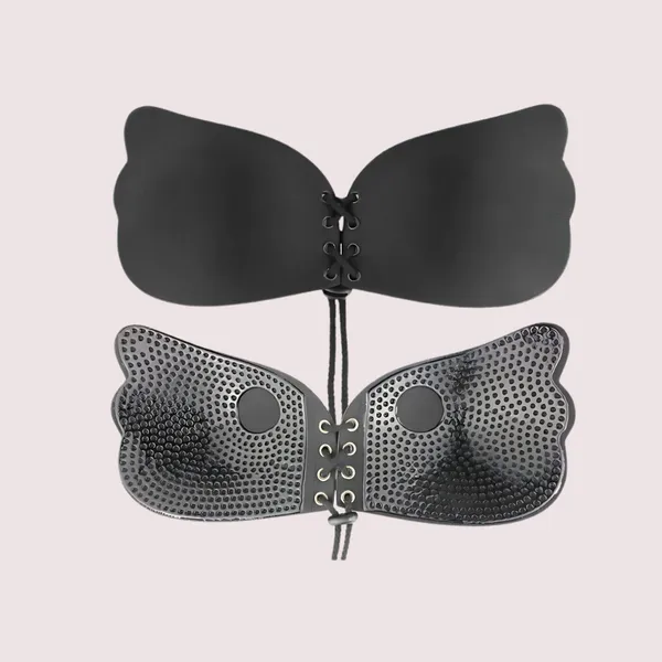 Dark_Black_Padded_Stick-On_Push-Up_Bra_For_Women