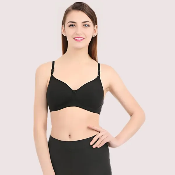 Black_Padded_Non-Wired_Everyday_Bra_For_Women