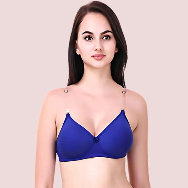 Blue_Lightweight_Transparent_Strap_Bra_For_Women