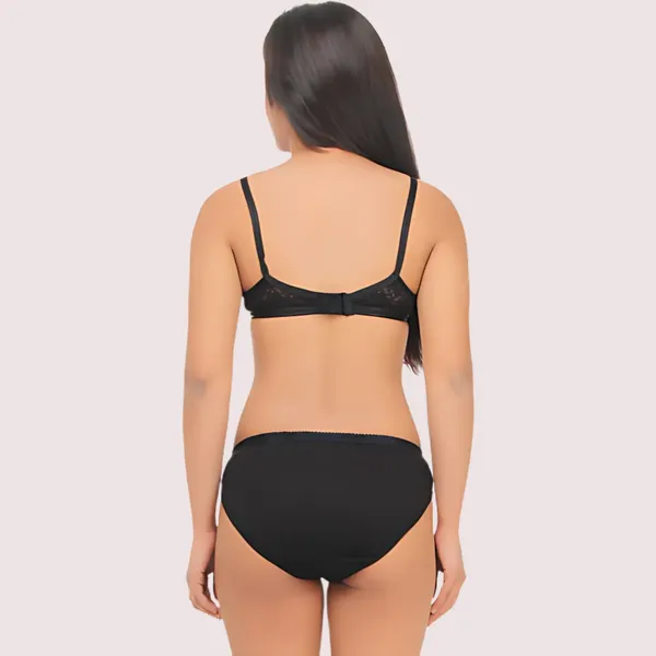 Black_Smooth_Everyday_Bra_Panty_Set_For_Women