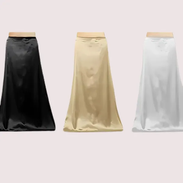 Beige_White_Black_Satin_Petticoat_Inskirt_For_Women